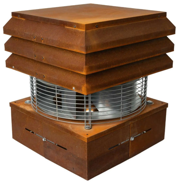 GEMI extracteur de fumée acier Corten 40x40 cm