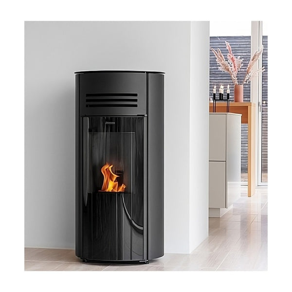 Poêle à granulés étanche Aduro P1, 8 kW, WiFi, mode silencieux, Ecodesign 2022