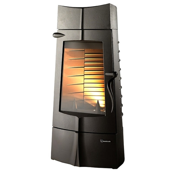 Poêle à bois en fonte Invicta Chamane 10 kW, grande vitre, Ecodesign 2022